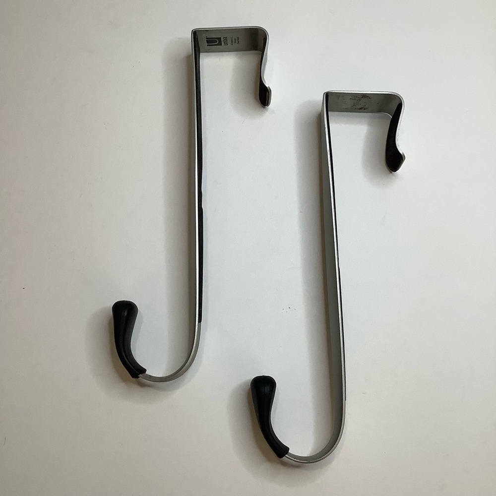 2/$30 UMBRA Steel Over-the-Door Hooks with Rubber Lining (Pair)
